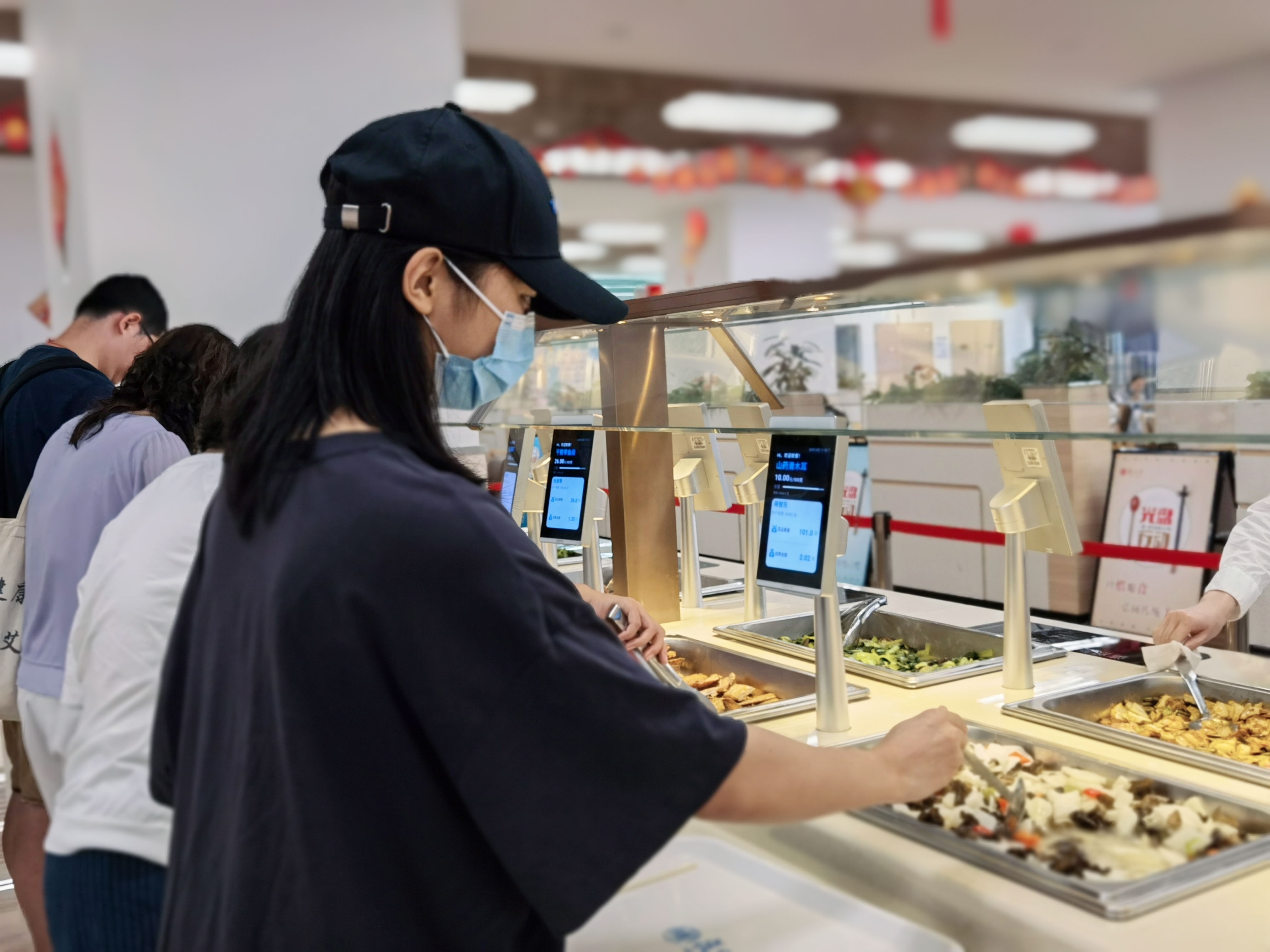 光盤行動 | 新開普自助稱重計量智慧餐廳解決方案正式亮相復旦大學！(圖3)